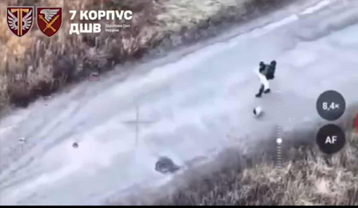 Окупанти вбили дроном двох цивільних людей без зброї і собаку: вони йшли під білим прапором