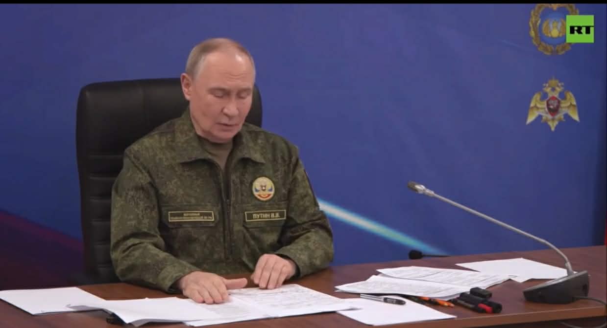 Путін заявив, що Росія наступає, тому їй вже нецікаве виведення ЗСУ з Донбасу