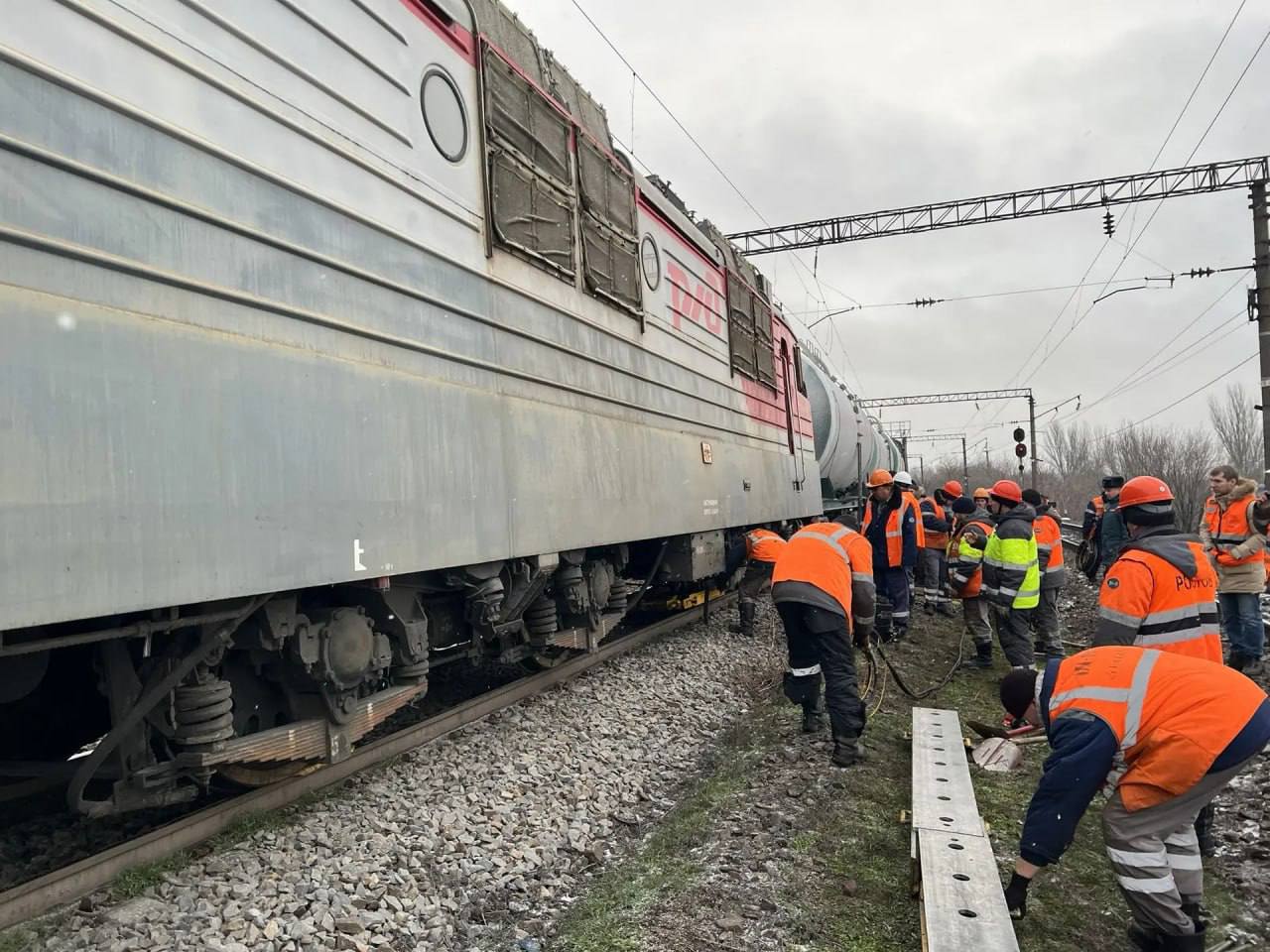 Через аварію на російській залізниці порушене сполучення з Кримом
