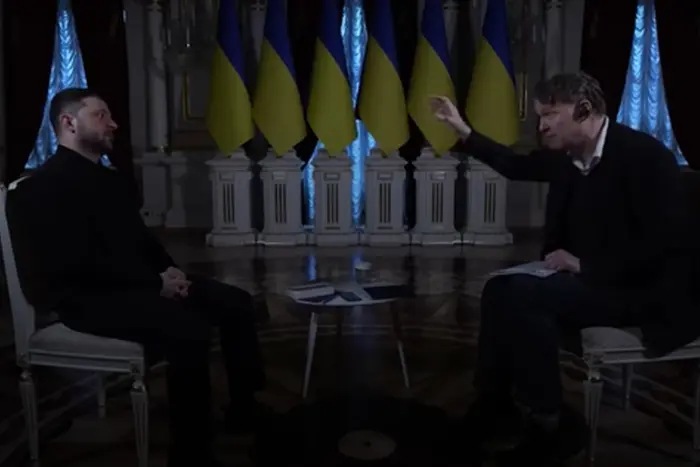 У Маріїнському палаці під час інтерв’ю Зеленського зникло світло - Підозра
