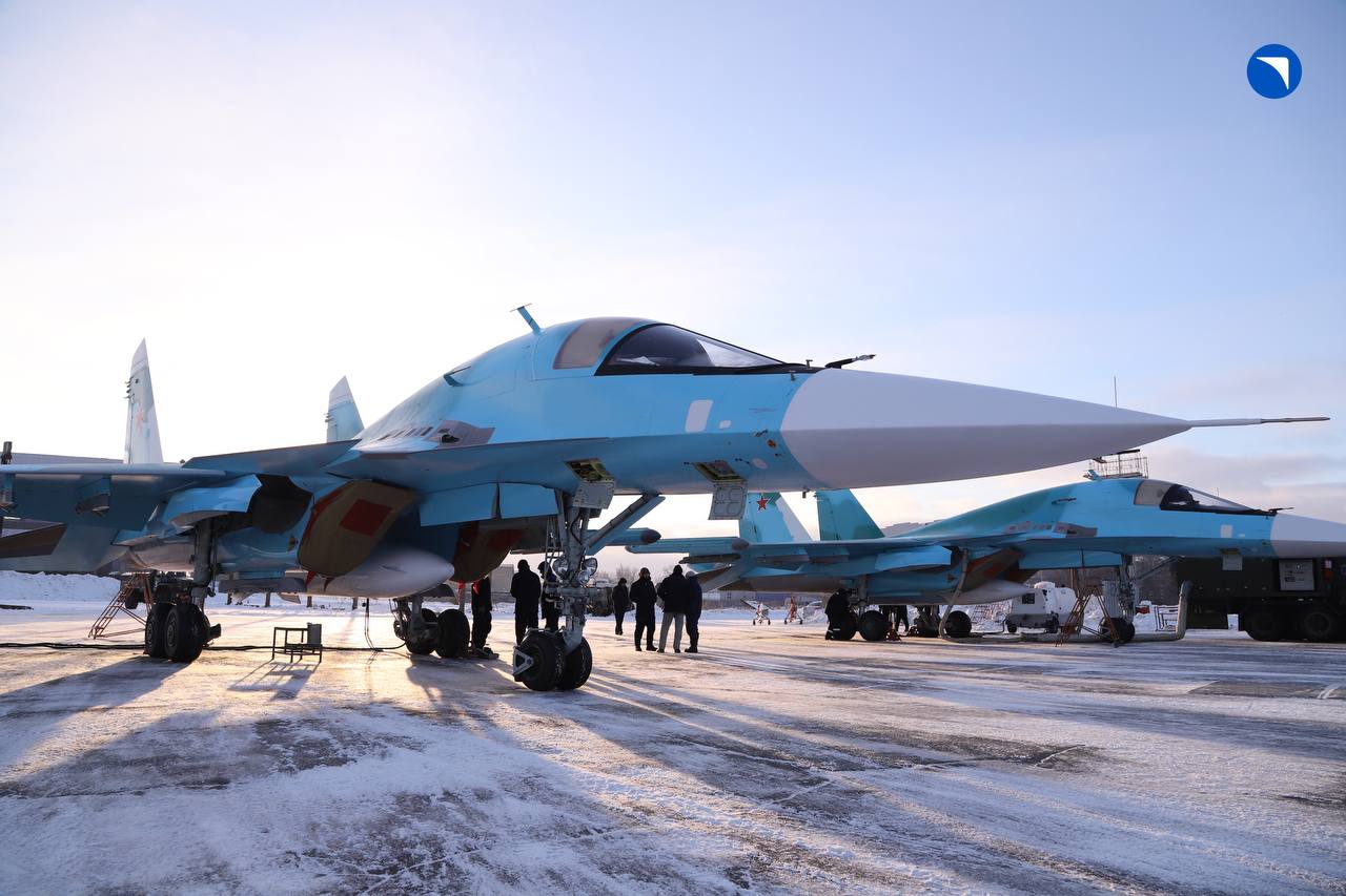 Ворожа армія отримала на озброєння три нові бомбардувальники Су-34