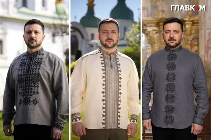 Великодні вишиванки Зеленського за п’ять років: у яких образах президент вітав українців - Підозра